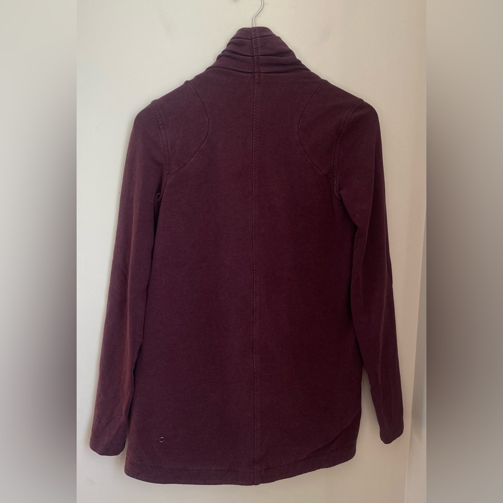 Lululemon That's A Wrap Heathered Bordeaux Drama Ladies Size 4 Comfy Athleisure - Picture 5 of 14
